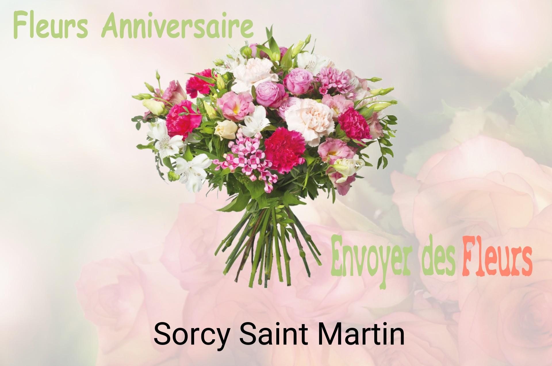 Bouquet de fleurs d’anniversaire livré à Sorcy-Saint-Martin